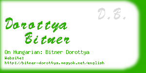 dorottya bitner business card